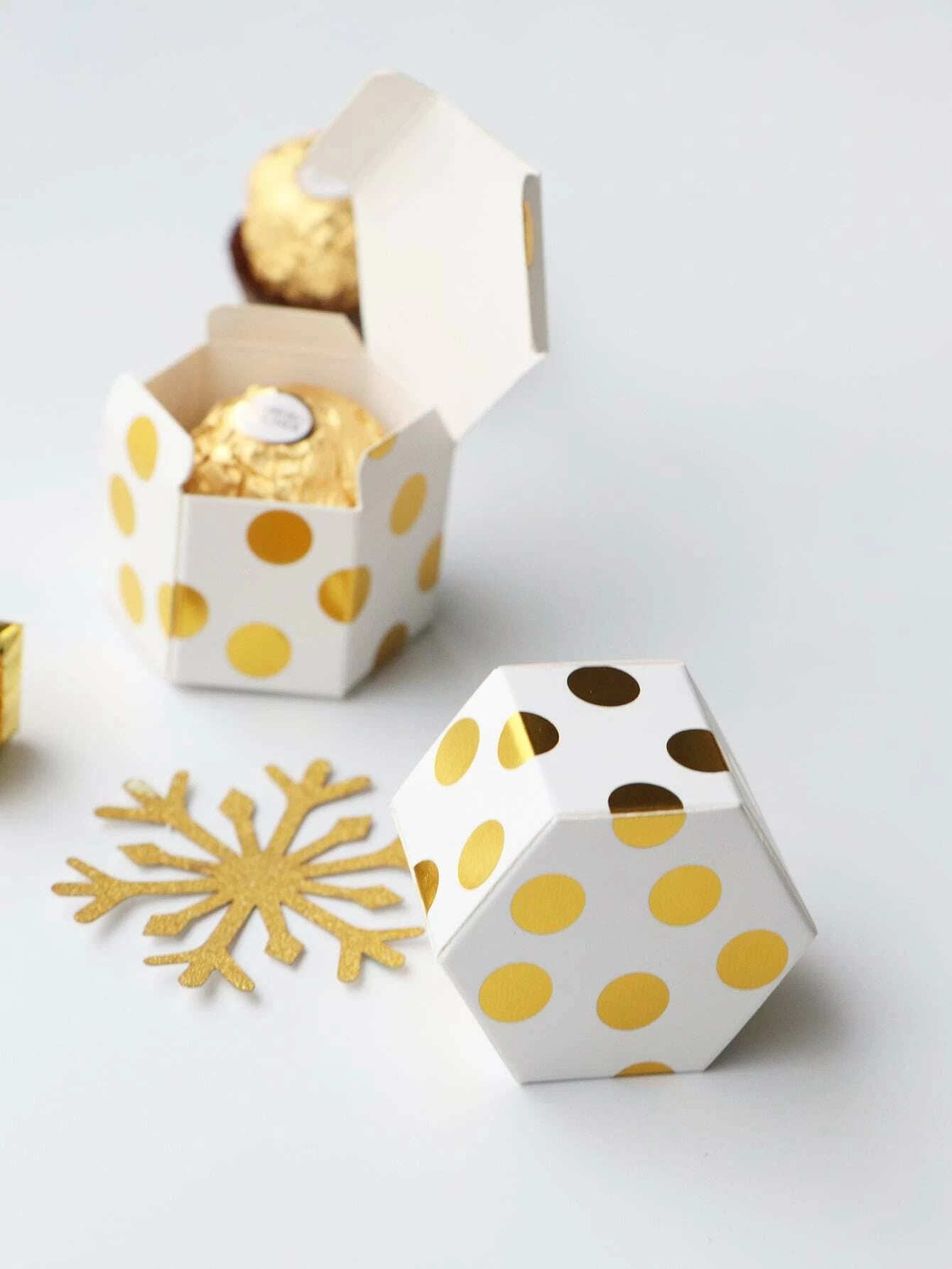 Hexagonal Candy/Gift Boxes (10)