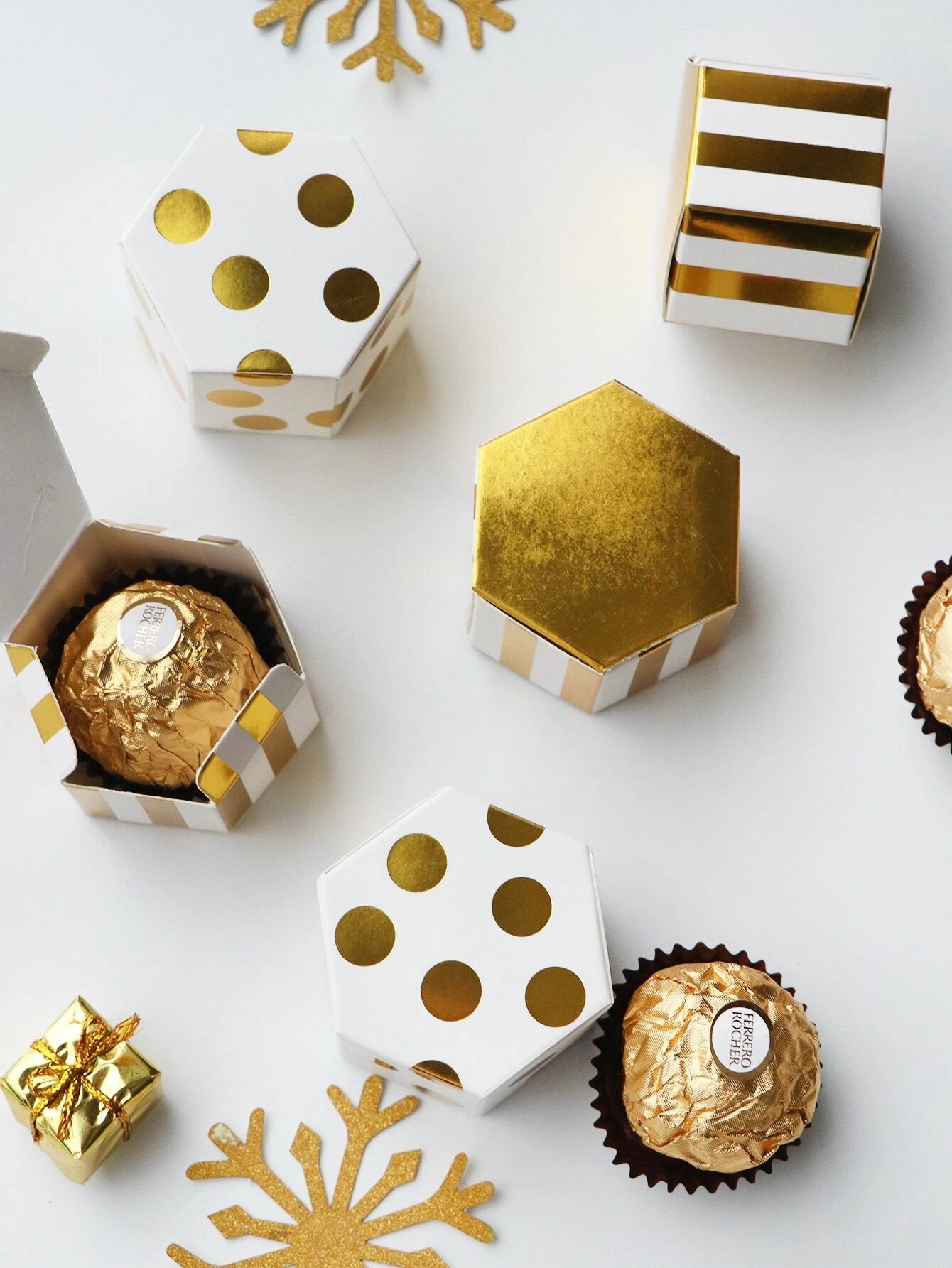 Hexagonal Candy/Gift Boxes (10)