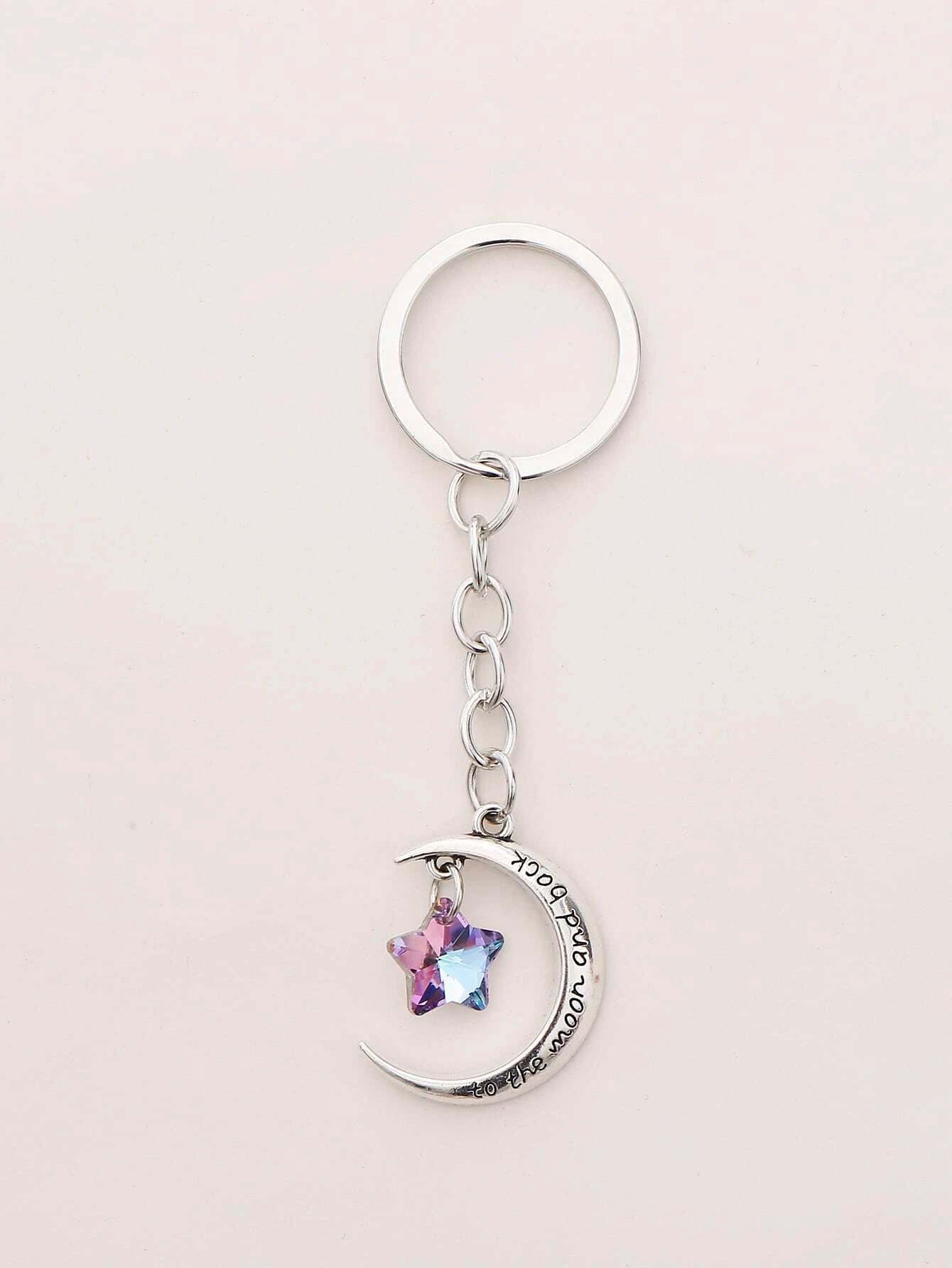 To the Moon and Back Keychain/ Key ring