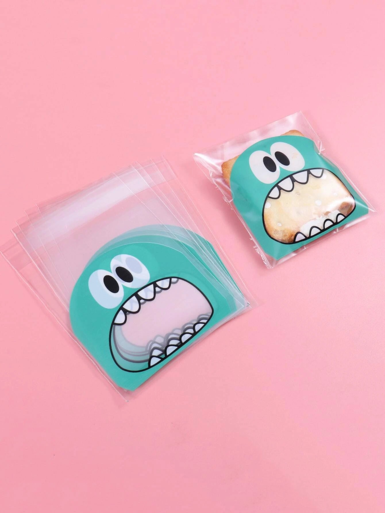 Green Nom Nom Small Packaging Bags (10s)