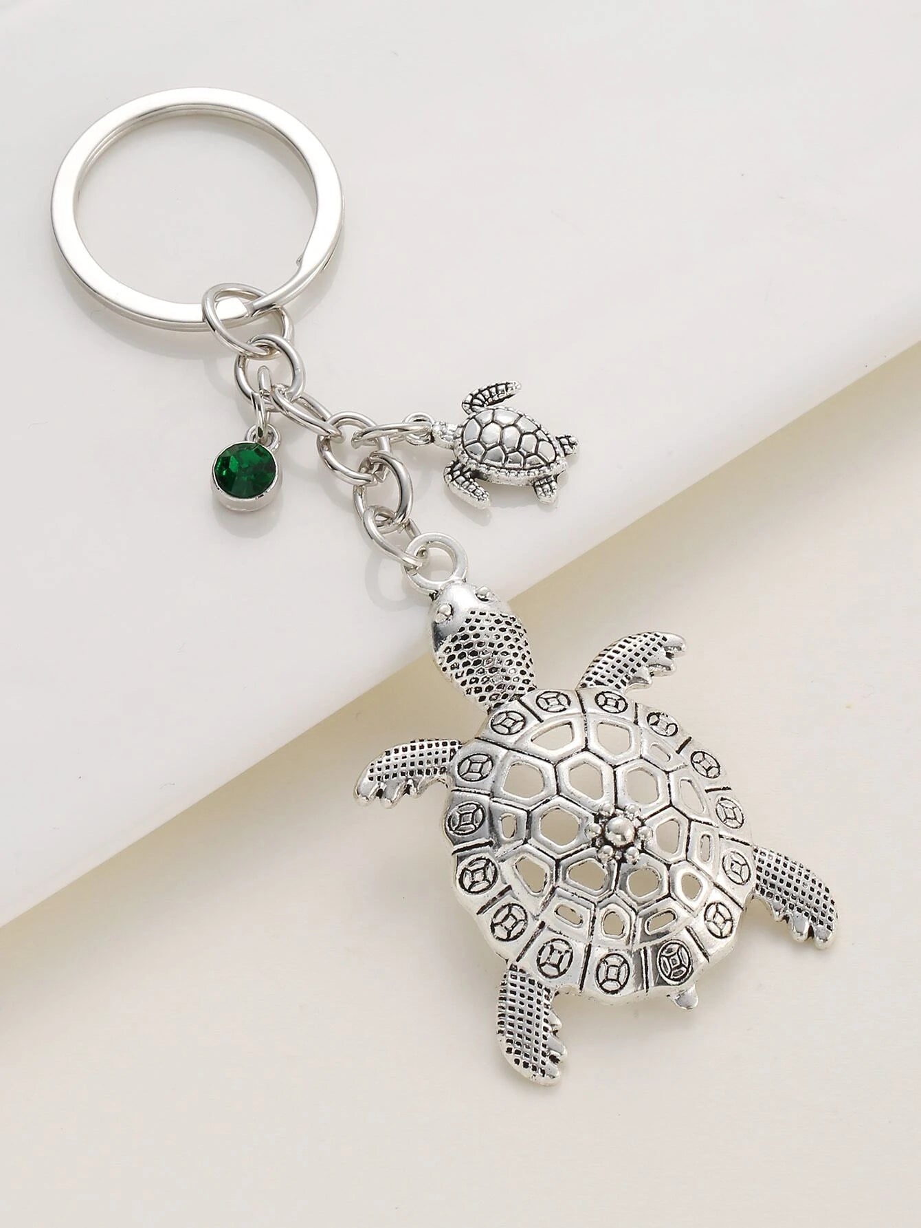 Turtle Charm Key Ring/Keychain