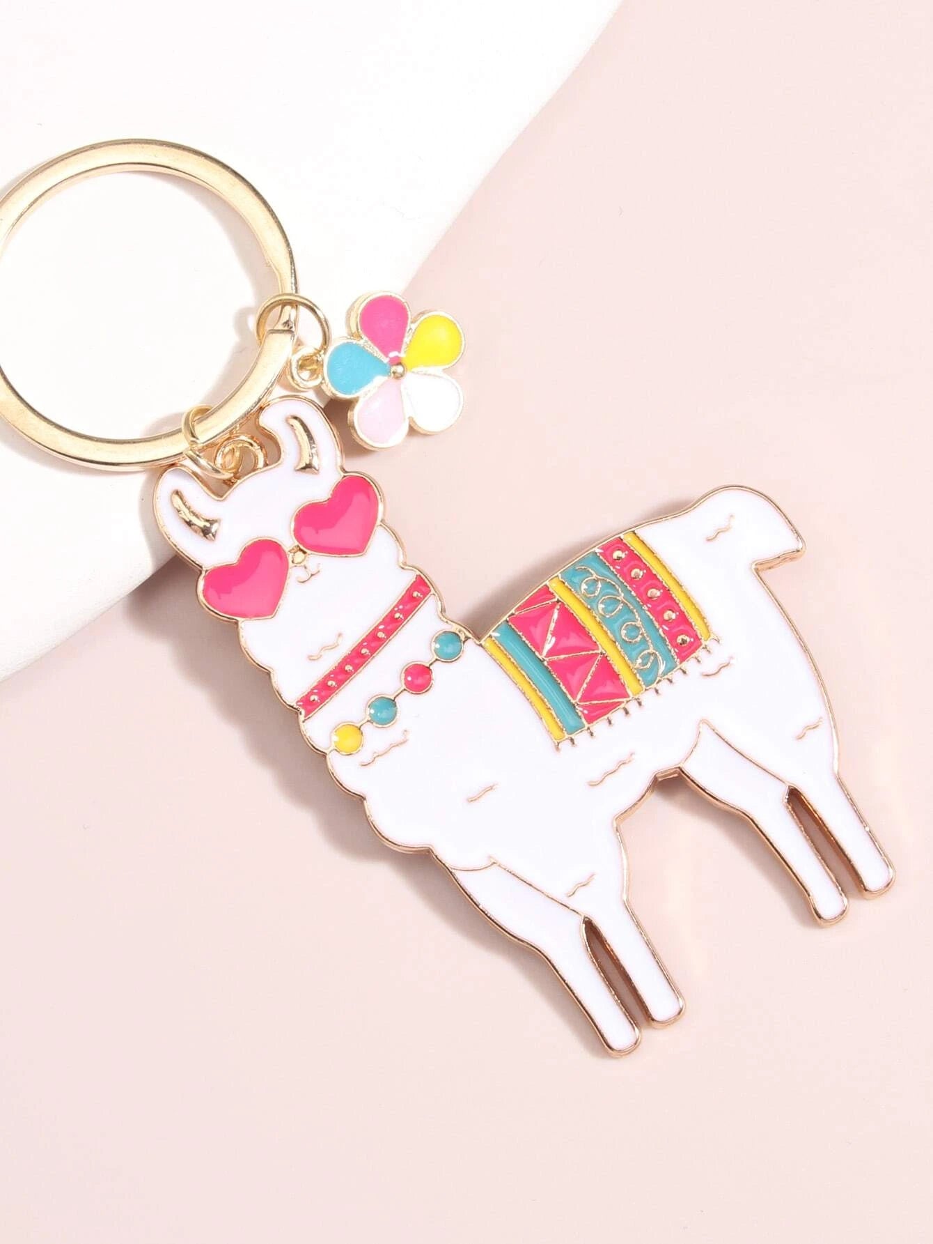 Mama Llama Keychain/ Key Ring