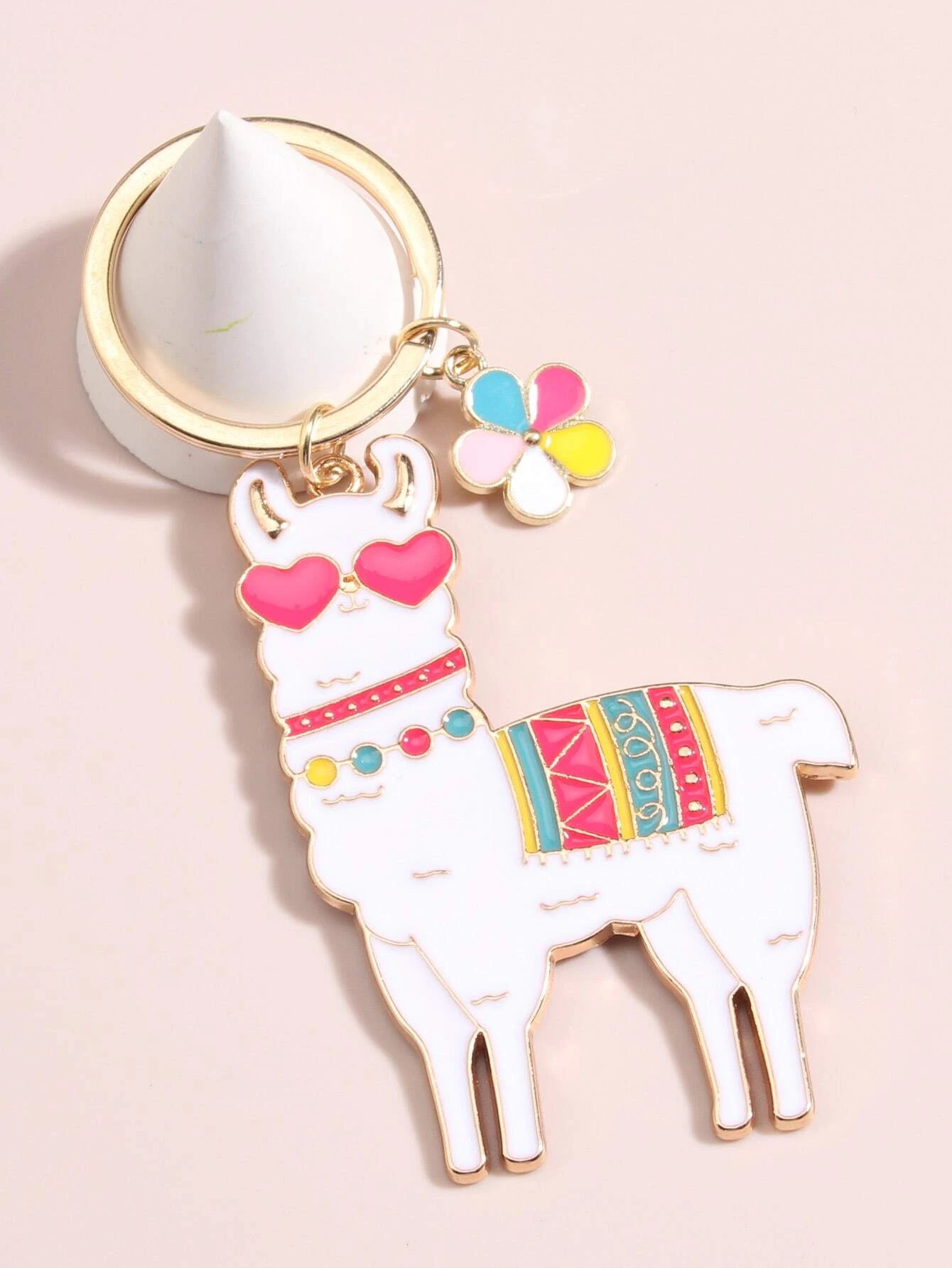 Mama Llama Keychain/ Key Ring