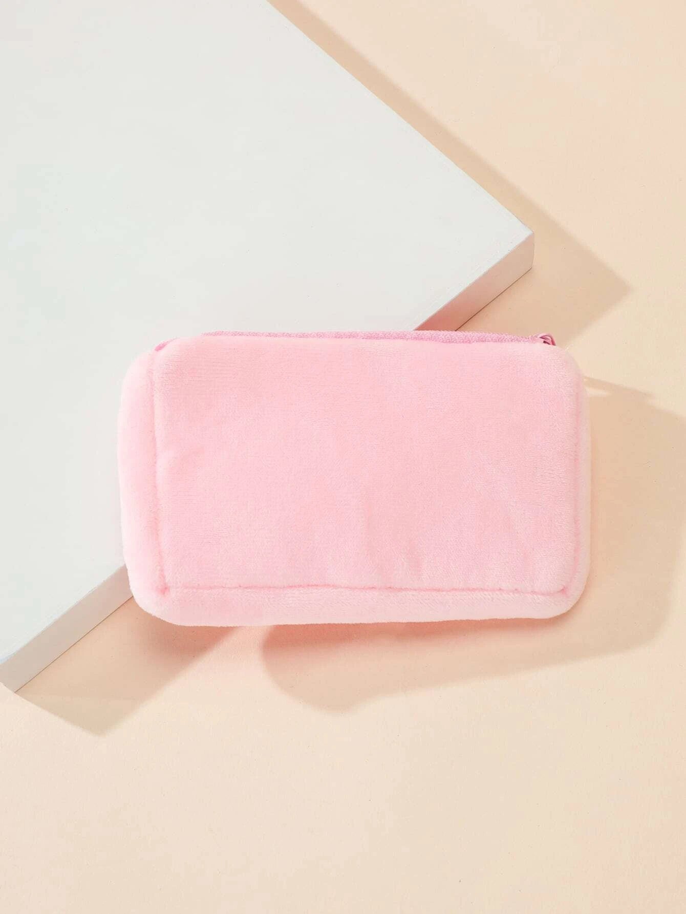 Pink Fuzzy Coin Purse