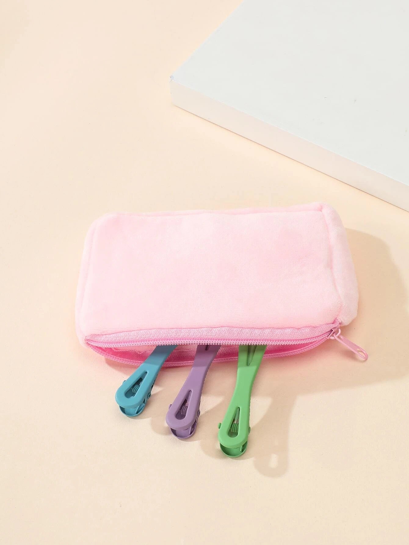 Pink Fuzzy Coin Purse