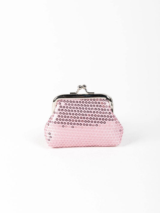 Sequins Coin Purse with Kiss Lock